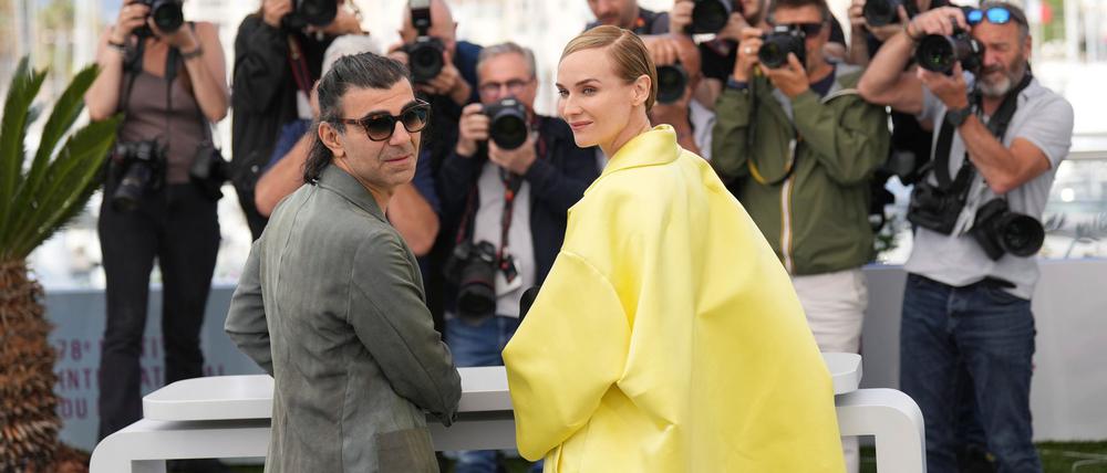 Regisseur Fatih Akin und Diane Kruger nach der Premiere von „Amrum“. (Archivbild)