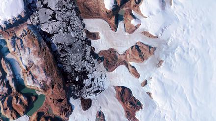 Der Harder Gletscher im Norden Grönlands hat bei Forschenden für eine große Überraschung gesorgt.