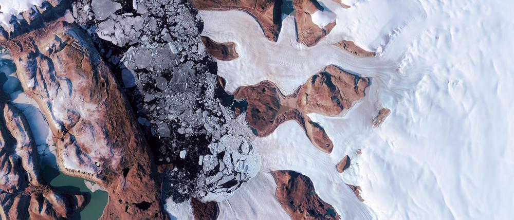 Der Harder Gletscher im Norden Grönlands hat bei Forschenden für eine große Überraschung gesorgt.
