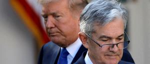 US-Präsident Donald Trump und Fed-Chef Jerome Powell.