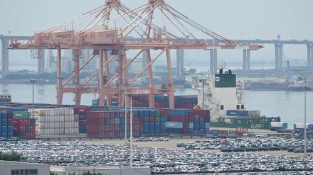 Ein Hafen in Südkorea.