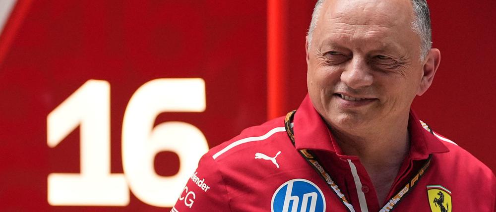 Der Vertrag von Ferrari-Teamchef Frederic Vasseur wird um mehrere Jahre verlängert.