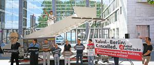 Aktivisten fordern von der Bundesregierung die Fortsetzung des Aufnahmeprogramms. (Archivfoto)