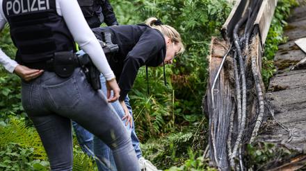 Brand im Kabelkanal: Polizei sieht Sabotage.