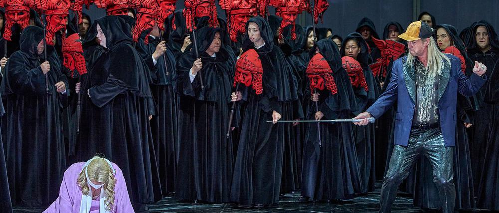 Eine Szene aus der Oper „Götterdämmerung“. 