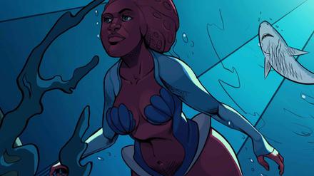 Eine Szene aus „Moongirls von Nana Akosua Hanson und dem Studio AnimaxFYB.