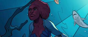 Eine Szene aus „Moongirls von Nana Akosua Hanson und dem Studio AnimaxFYB.