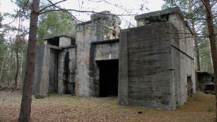 Ein Triebwerksversuchsstand der physikalisch-chemischen Versuchsanstalt auf dem Areal der ehemaligen Heeresversuchsstelle Kummersdorf-Gut (Teltow-Fläming) in Brandenburg. 