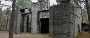 Ein Triebwerksversuchsstand der physikalisch-chemischen Versuchsanstalt auf dem Areal der ehemaligen Heeresversuchsstelle Kummersdorf-Gut (Teltow-Fläming) in Brandenburg. 