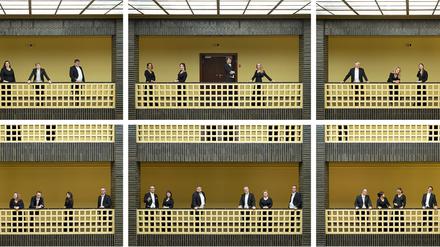 Der Rundfunkchor Berlin im Haus des Rundfunks an der Masurenallee.