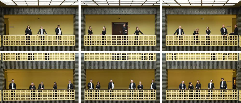 Der Rundfunkchor Berlin im Haus des Rundfunks an der Masurenallee.