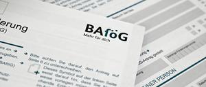 Ein Bafög-Antragsformular (Symbolbild)