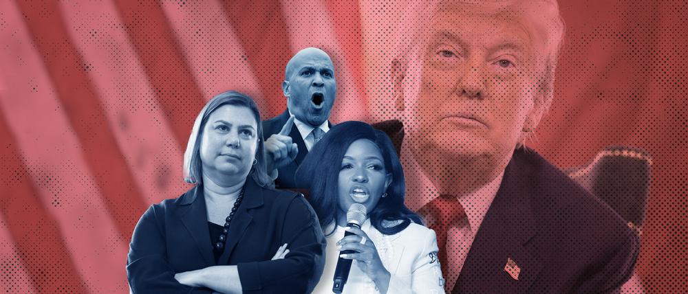Die Demokraten befinden sich derzeit in einem Richtungsstreit: Wie kann man Donald Trump am besten beikommen?
