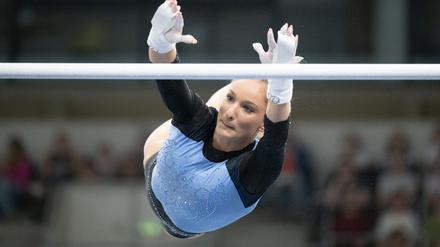 Konzentriert zum Titel: Karina Schönmaier.