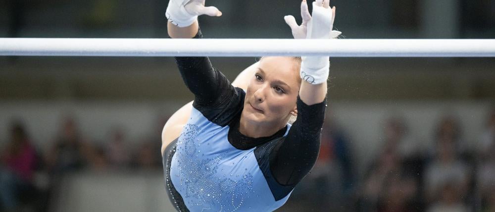 Konzentriert zum Titel: Karina Schönmaier.