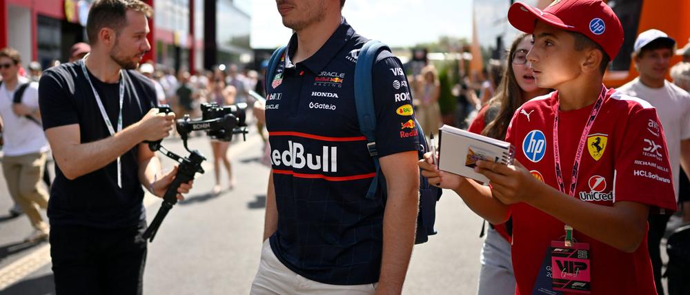 Kassierte eine Verwarnung der Rennkommissare: Max Verstappen.