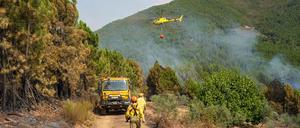 In Las Hurdes in der spanischen Region Cáceres konnte ein größerer Waldbrand nach mehreren Tagen unter Kontrolle gebracht werden.