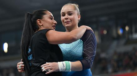 Comeback mit Gold: Meolie Jauch (r).
