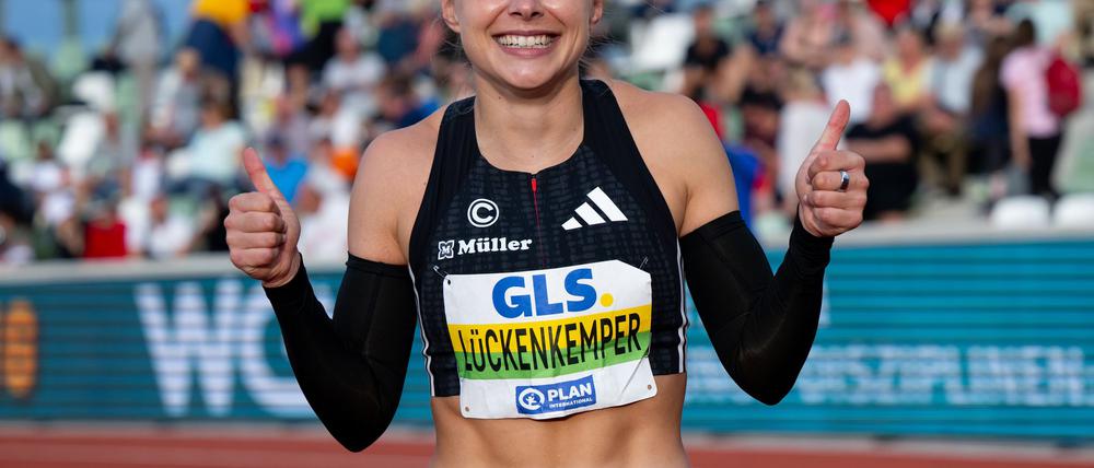 Gina Lückenkemper war über die 100 Meter nicht zu schlagen.