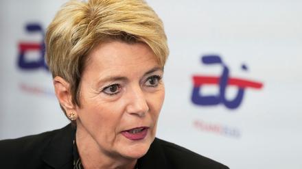 Die Schweizer Bundespräsidentin Karin Keller-Sutter. 