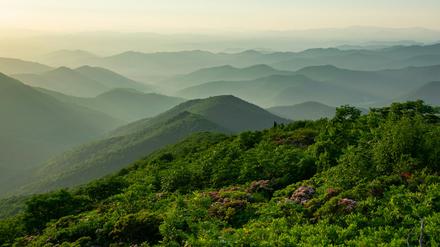 Appalachian Mountains in northeastern North America