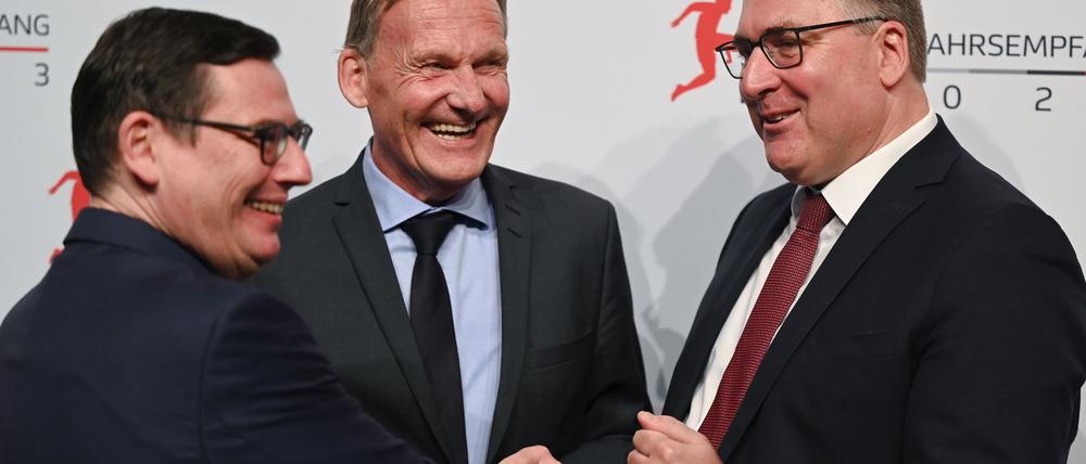 Vertraute im Profifußball: Watzke und Hellmann.