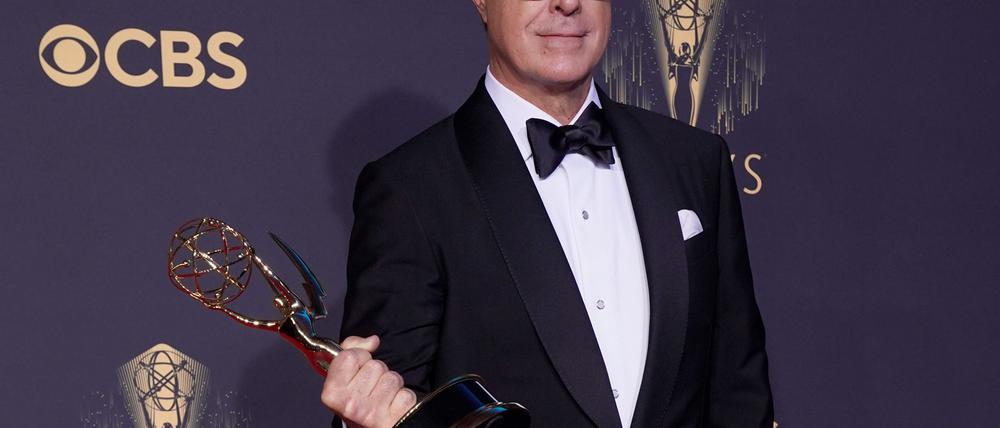 Wenige Wochen, nachdem das Ende der Late-Night-Show des Satirikers Stephen Colbert angekündigt wurde, gibt es Medienberichte über eine neue, aber fiktionale Rolle Colberts als Talkshow-Moderator. (Archivbild)