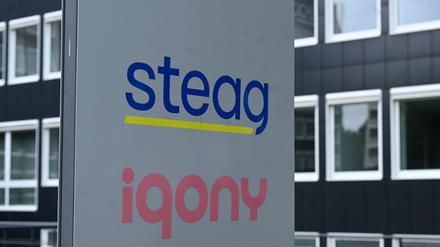 Blick auf die Konzernzentrale des Energieunternehmens Steag Iqony in Essen.