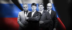 v. l. n. r.: Frank Otto Lizureck, Steffen Kotré, Maximilian Krah, Rainer Rothfuß, alle AfD