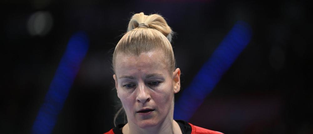Nationalspielerin Antje Döll und die HB Ludwigsburg sind in finanzielle Schwierigkeiten geraten.