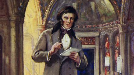 John Ruskin 1819 – 1900. Er war der führende Kunstkritiker des Viktorianischen Zeitalters.  