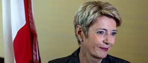 Schweizer Bundespräsidentin Karin Keller-Sutter will mit den USA im Handelsstreit nachverhandeln.