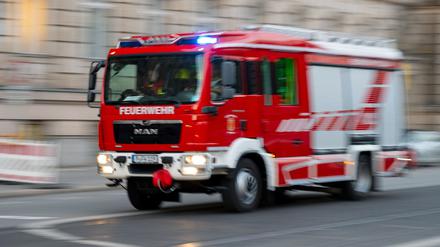 Wegen eines Brandes wurde die Feuerwehr in die Waldstadt in Potsdam gerufen (Symbolbild).
