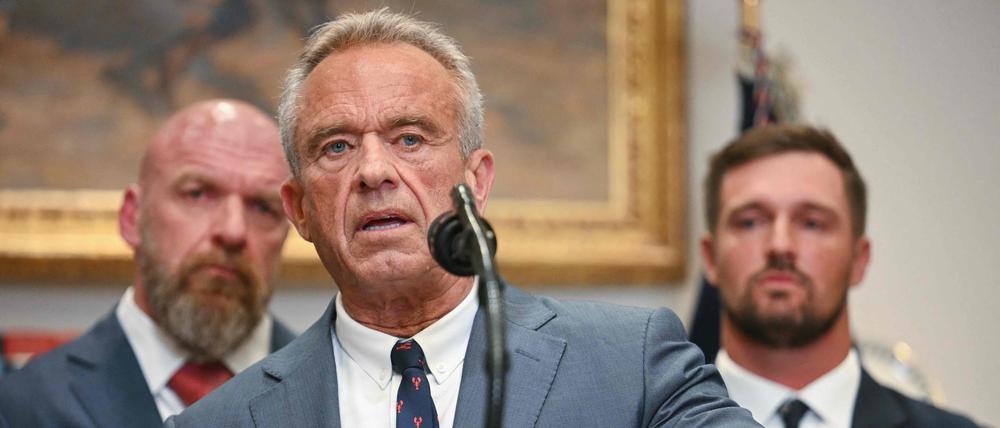 US-Gesundheitsminister Robert F. Kennedy Jr. im Weißen Haus. 