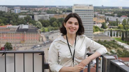 Monica Cristaldo ist die 5000-Süd-Nord-Freiwillige des weltwärts-Programms und arbeitet in der Garnisonkirche in Potsdam.