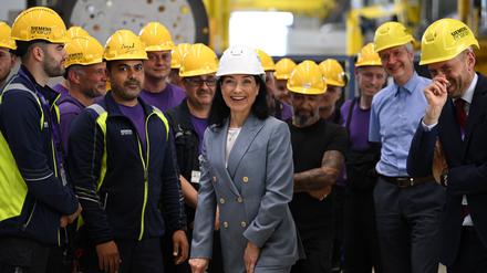 Freut sich, dass ihre Vorhaben vorankommen: Wirtschaftsministerin Katherina Reiche (CDU).