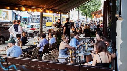Die Bar 100 Gramm im Weinbergsweg in Berlin-Mitte.