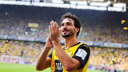 Mats Hummels wird beim BVB verabschiedet.