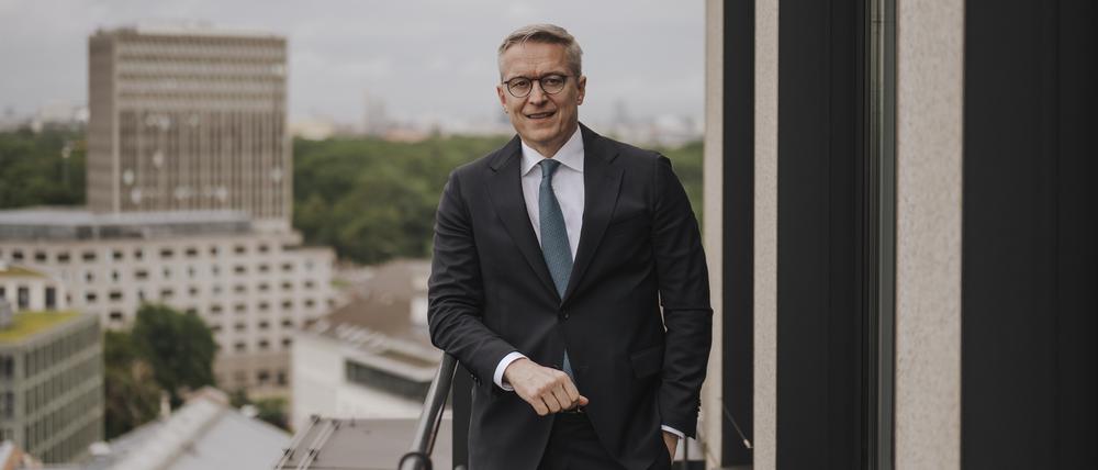 Karsten Wildberger ist Bundesminister für Digitales und Staatsmodernisierung. Fotografiert am 5. August 2025 in Berlin.