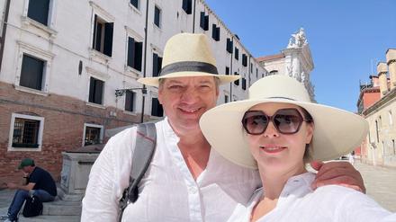Liebeskolumne von Joana Nietfeld: Bild von Iryna und ihre Mann Christian (Credit: Privat)