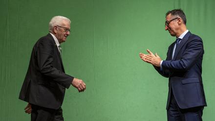 Bald tritt Winfried Kretschmann (l.) ab. Kann ihm Cem Özdemir folgen?