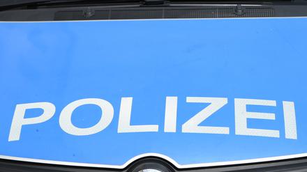 Ein Polizeiwagen.