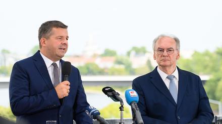 Ministerpräsident Reiner Haseloff hat Sven Schulze als seinen Nachfolger vorgeschlagen.