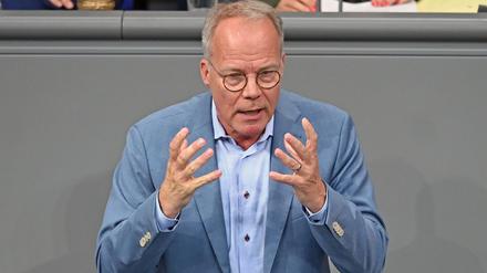 Matthias Miersch, SPD-Fraktionsvorsitzender, spricht in der Generaldebatte zum Haushalt im Plenum des Bundestags. 