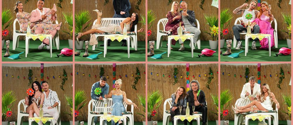 Diese Paare ziehen ins „Sommerhaus der Stars“.
