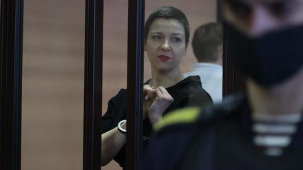 Maria Kolesnikowa bei ihrer Verurteilung im September 2020.