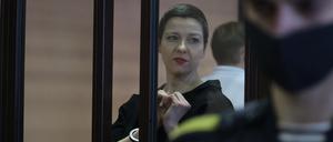 Maria Kolesnikowa bei ihrer Verurteilung im September 2020.