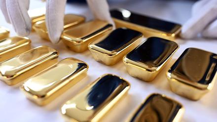 Ein-Kilo-Goldbarren sind das am häufigsten gehandelte Format an der New Yorker Terminbörse. (Archivbild)