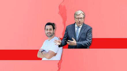 Kontrahenten: Orkan Özdemir und Martin Matz (beide SPD).