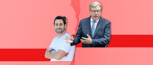 Kontrahenten: Orkan Özdemir und Martin Matz (beide SPD).